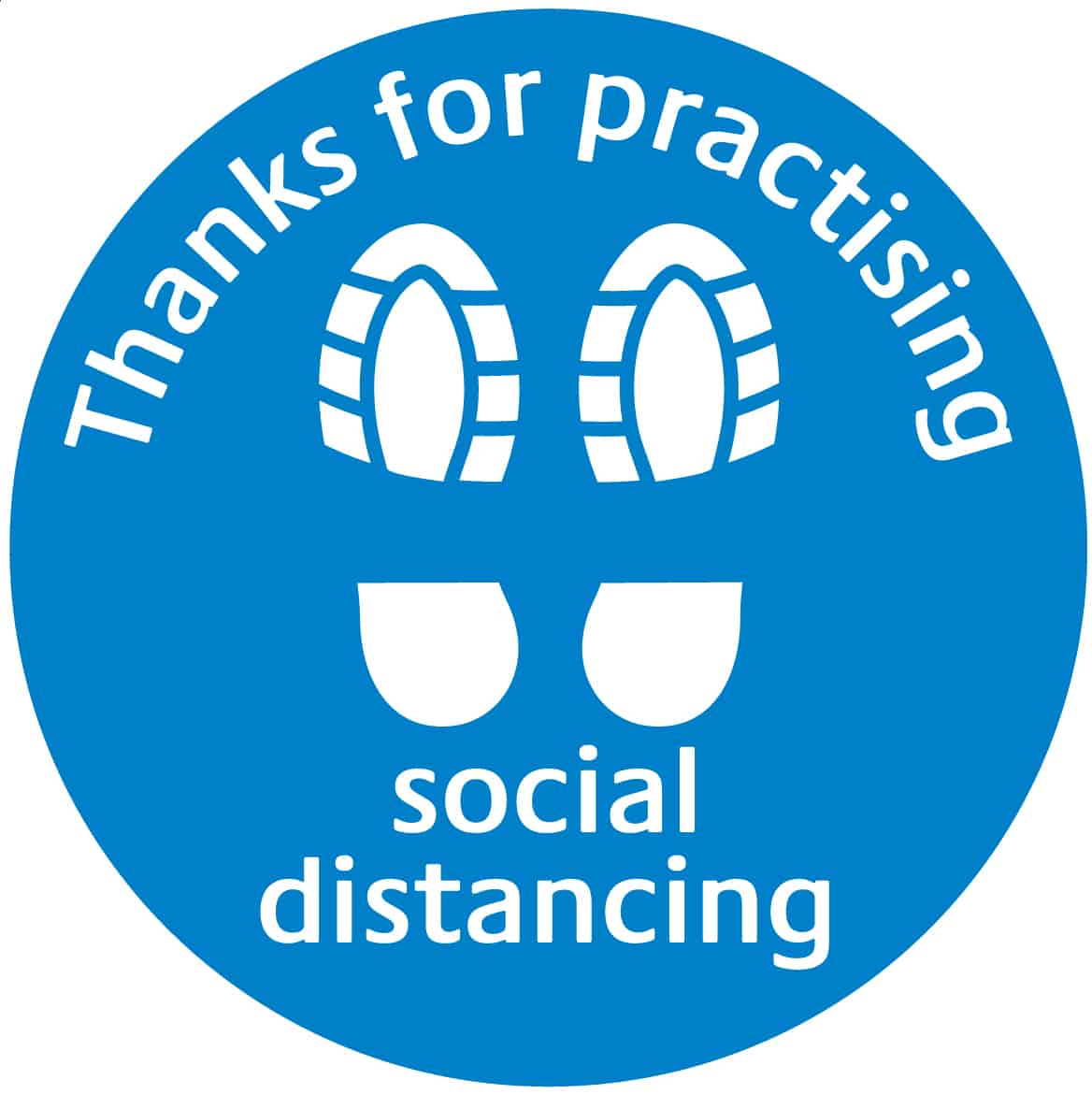 COVID-19 Social Distancing Floor Sticker Usage and Advantages